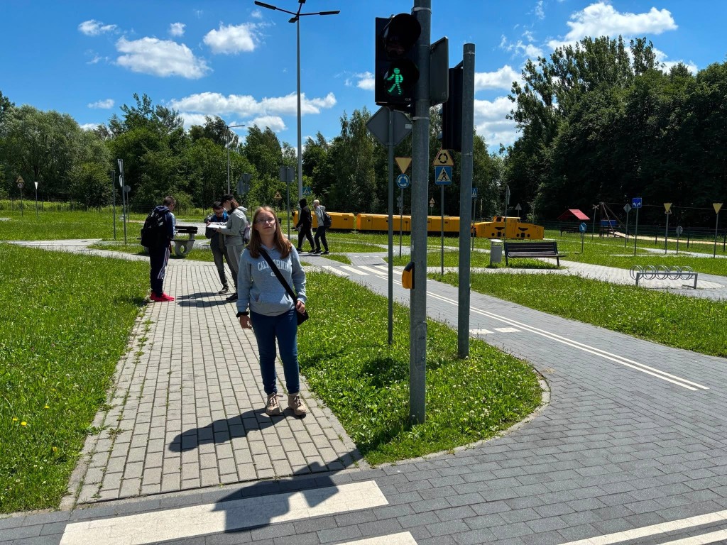 Wizyta w Miasteczku Ruchu Drogowego